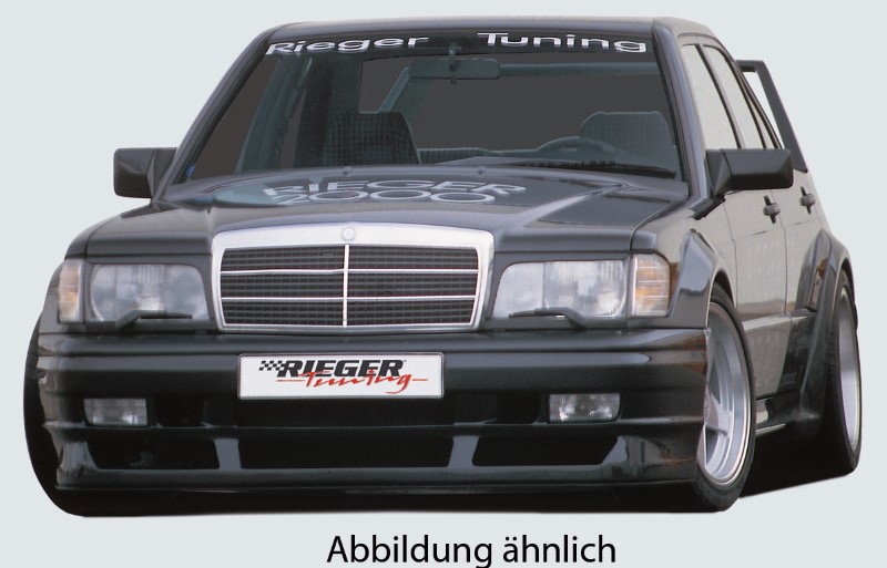 Voorbumper orginele grill breedbouw ll Mercedes W201 Rieger(Poly