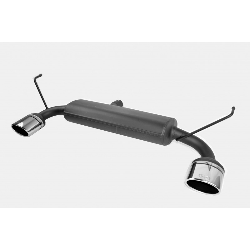 Dubbele Sportuitlaat  Nissan Qashqai 2.0 (104kW) 2007-2013 120x80mm