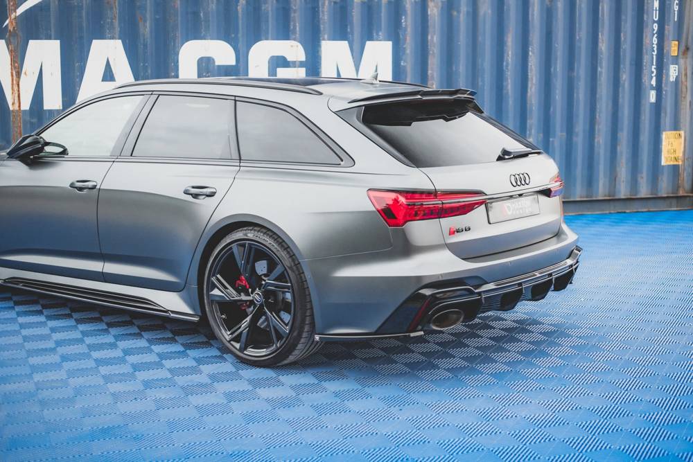 Zijdiffuser V.2 Audi RS6 / RS7 C8 Maxton Glanzend Zwart