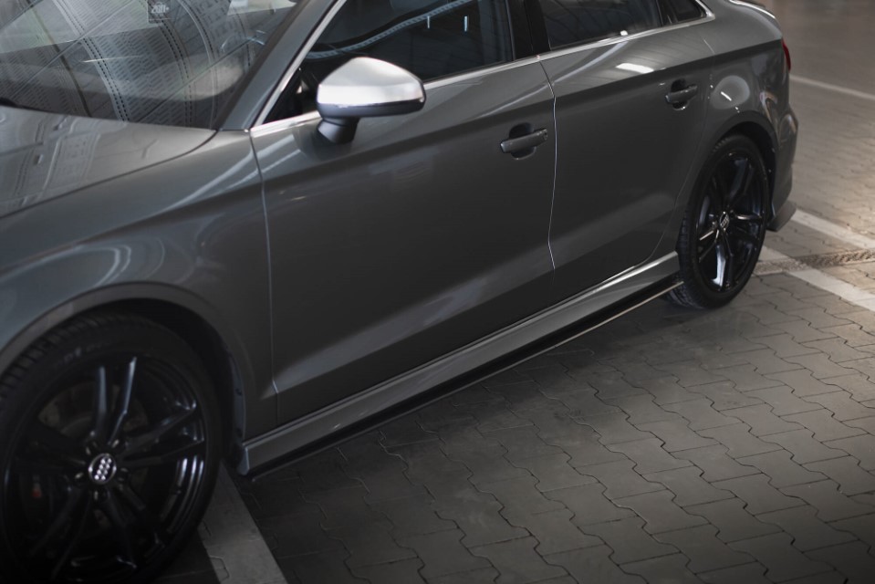 Zijskirt Diffusors Audi A3 S-line / S3 8V Sedan Maxton