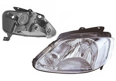koplamp, H4, elektr verstelb, rechts, 2007-VW Fox, 2005 -