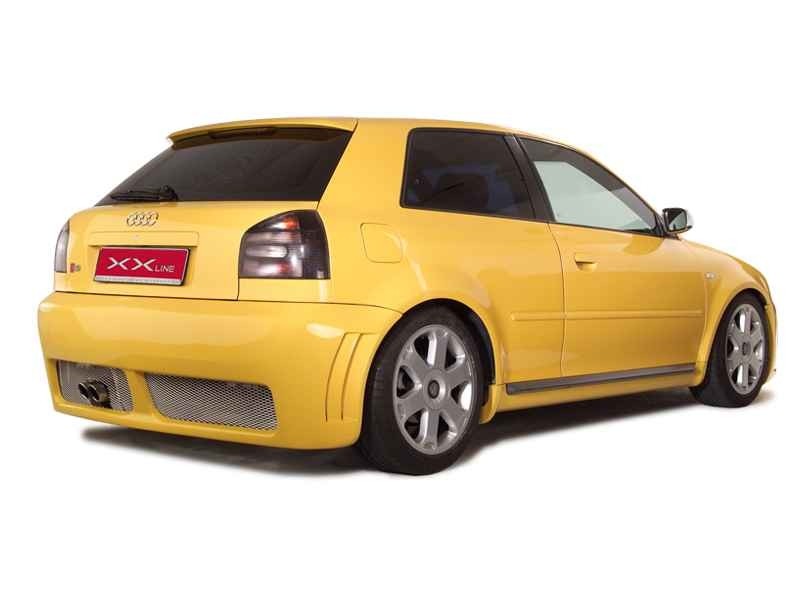 Achterbumper Audi S3 8L CSR XX-Line kentekenuitsparing