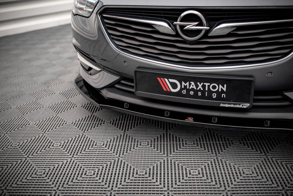 Voorspoiler V.1 Opel Insignia B Maxton Glans Zwart
