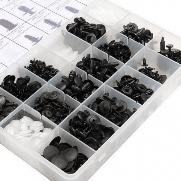 Auto Clips Plastic fasteners Kit 415 pcs
