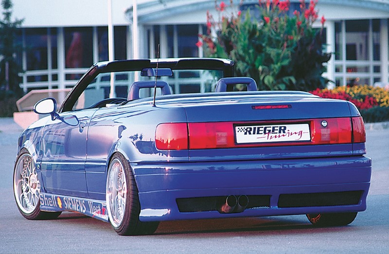 Achteraanzet Audi Cabrio/Coupe Rieger ABS