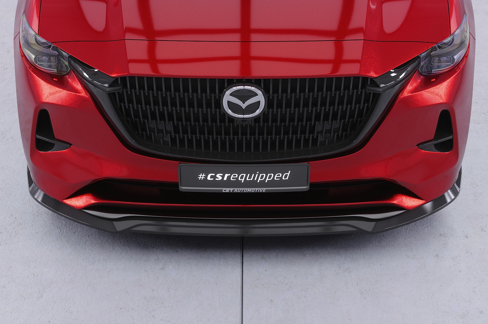 Voorspoiler Mazda CX-60 Homura / Takumi CSR glans zwart (vanaf 2022)