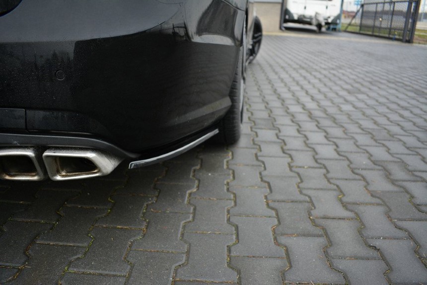Achter zijskirts Mercedes E63 AMG W212 Maxton Design glans zwart
