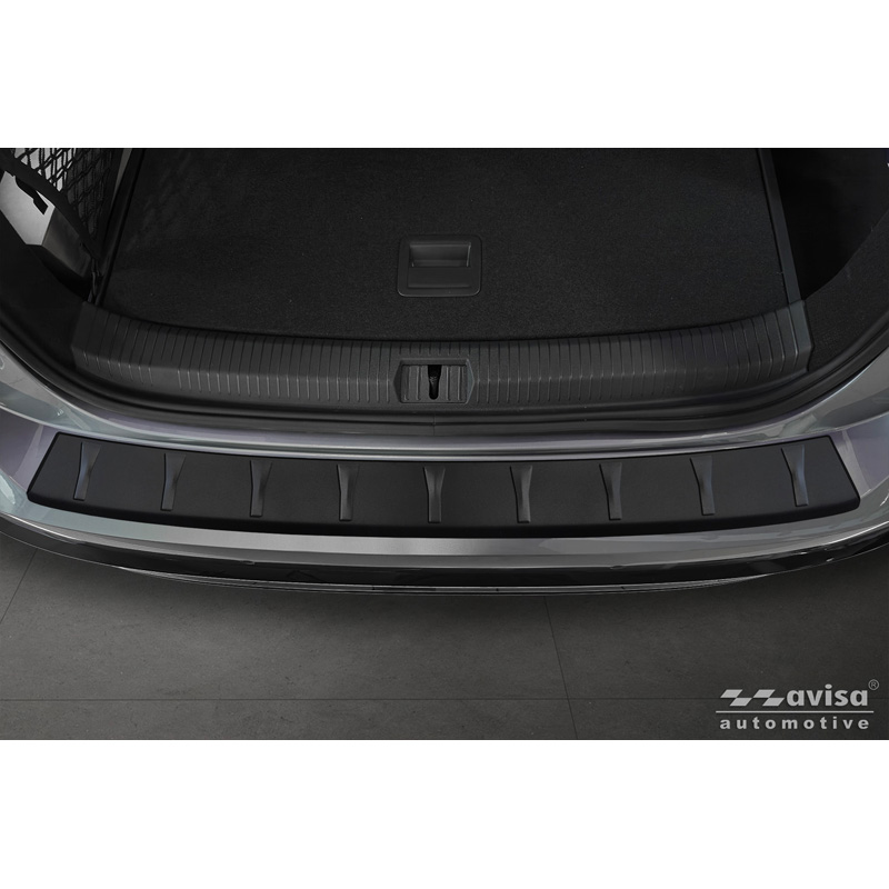 Matzwart RVS Achterbumperprotector  Volkswagen ID.7 Tourer 2024- 'Ribs'