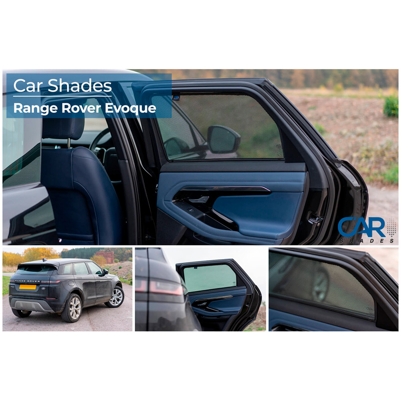 Set Car Shades (achterportieren)  Range Rover Evoque 5 deurs 2019- (2-delig)