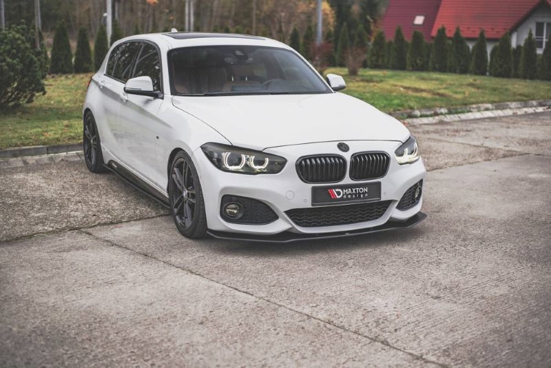 Race voorspoiler BMW 1 F20 Maxton Design zwart