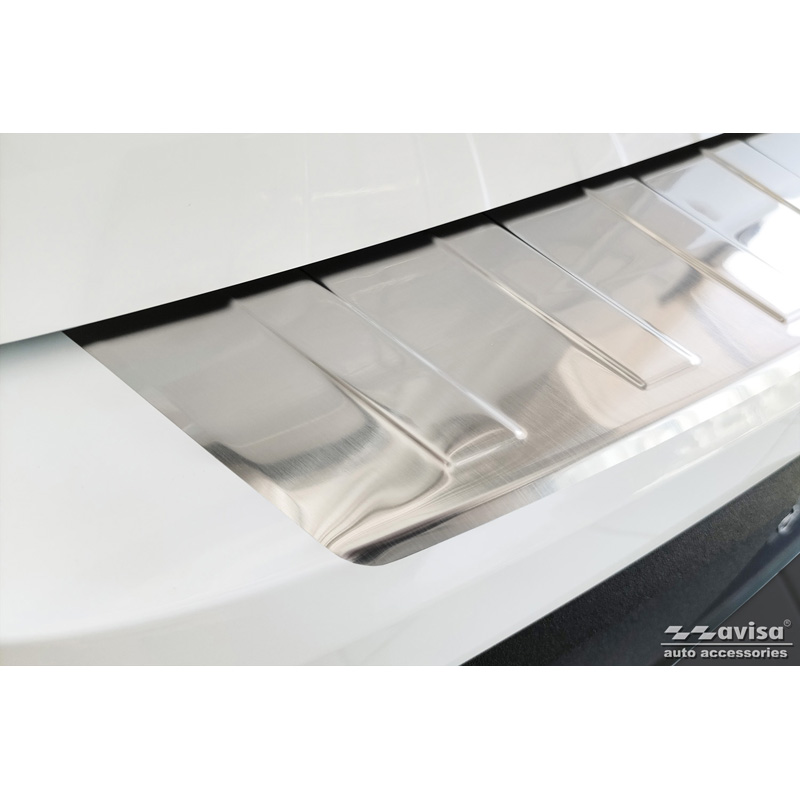 RVS Achterbumperprotector  Opel Mokka 2020- 'Ribs' (2-delig)