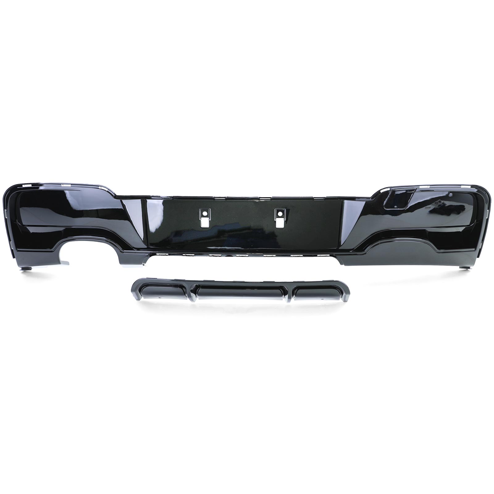 Diffuser BMW 1 Serie F20 F21 11-15 Glans Zwart