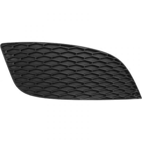Bumper Grill links LEON 09->> ZWART
