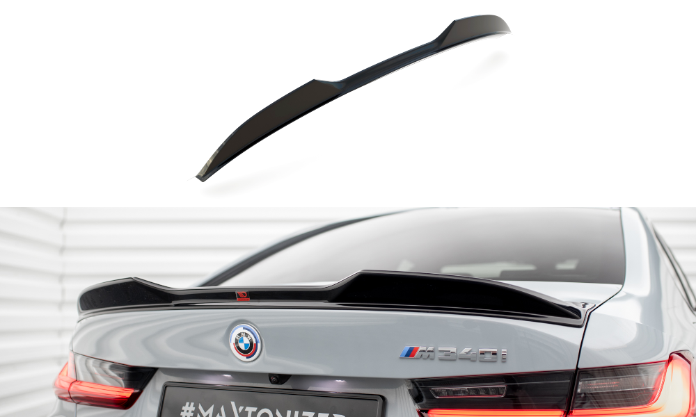 Spoiler BMW M Pakket & M340i G20 / G21 FL Maxton Glans Zwart