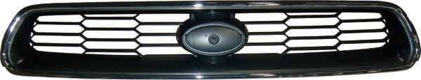 Radiator Grill LEGACY 03-04 ChroomZILVERKLEUR ZWART