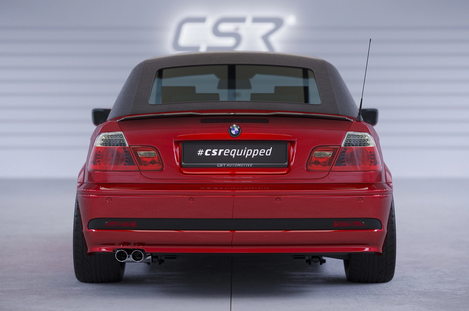 Achterspoiler BMW 3er E46 Coupé / Cabrio 1998–2007 – CSR Automotive – Glans Zwart