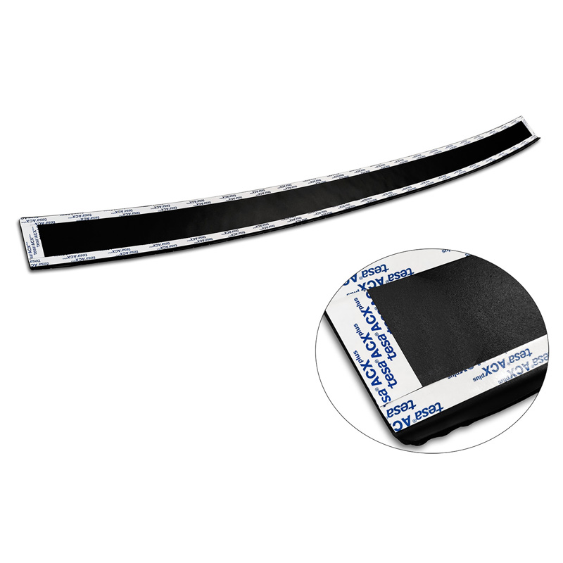 Matzwart Aluminium Achterbumperprotector  Volkswagen Caddy V 2020- 'Riffled Plate'