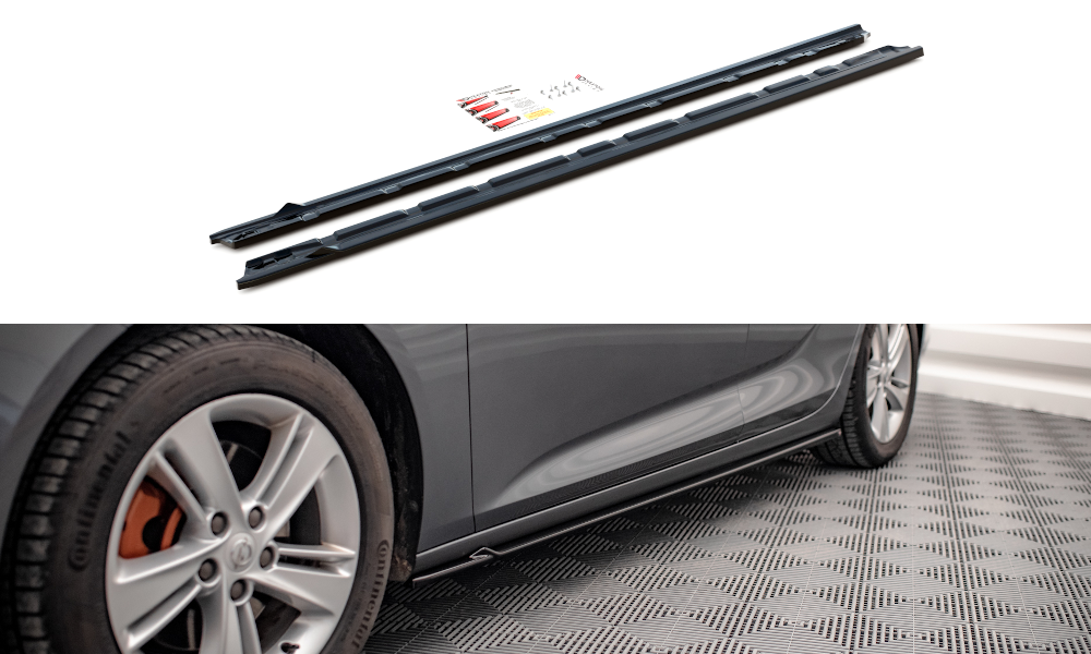 Zijskirts Opel Insignia B Maxton Glans Zwart