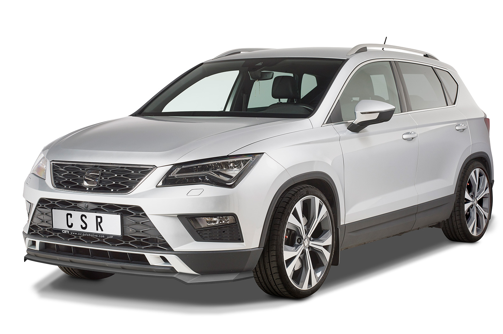 Voorspoiler Seat Ateca (Typ 5FP, KH7) CSR glans Zwart