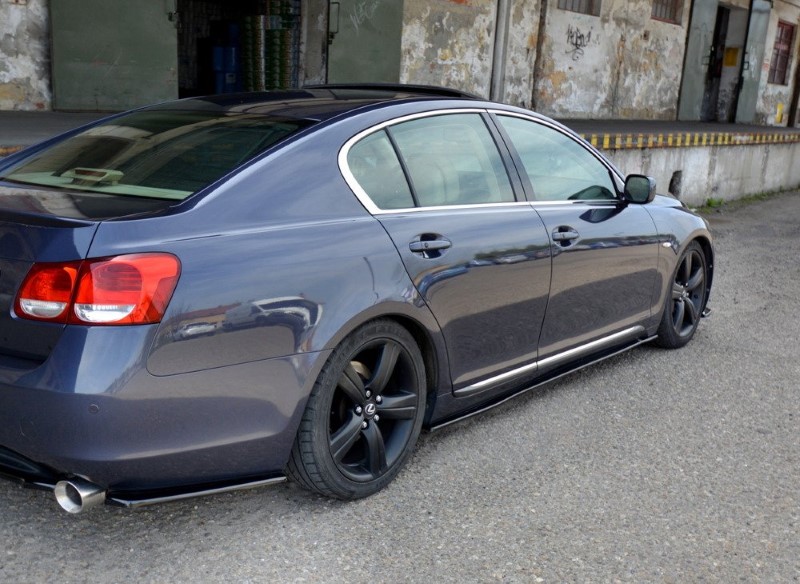 Zijskirts Diffusers Lexus GS MK.3 Glanzend Zwart
