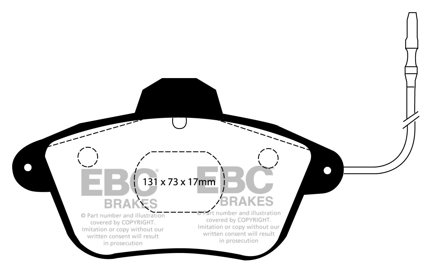 EBC Brakes CITROEN XM 2.0 Turbo Station 92-2000 Remblokken voorz