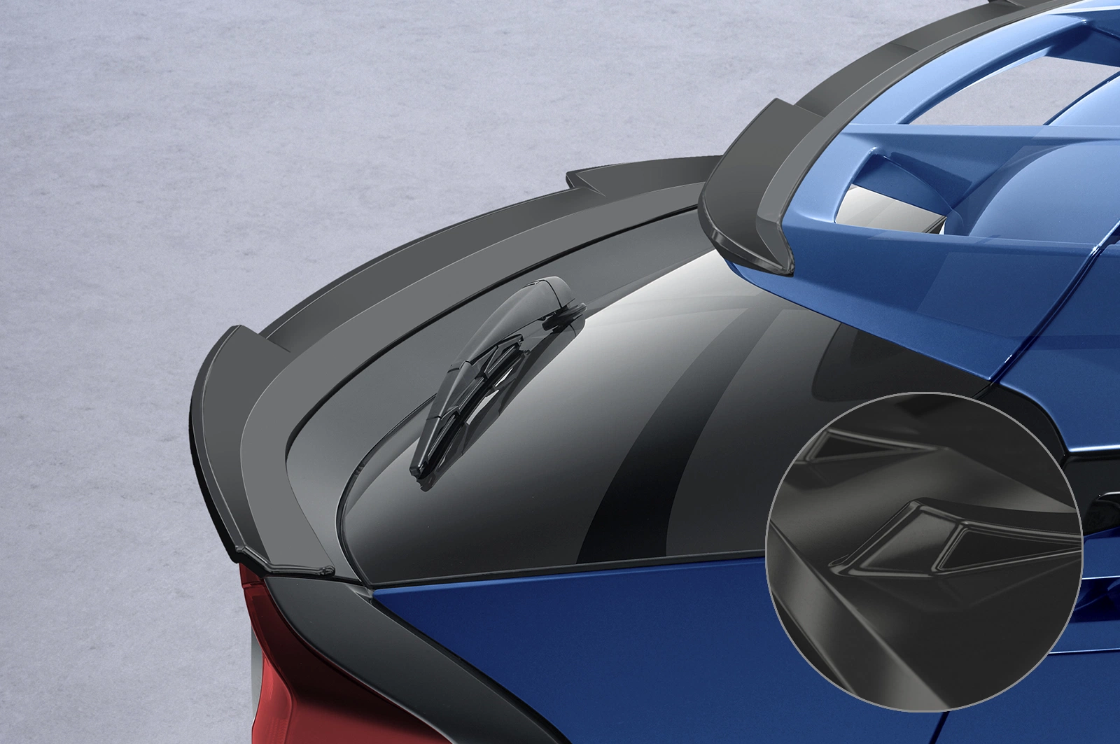 Achterspoiler Toyota C-HR glans zwart