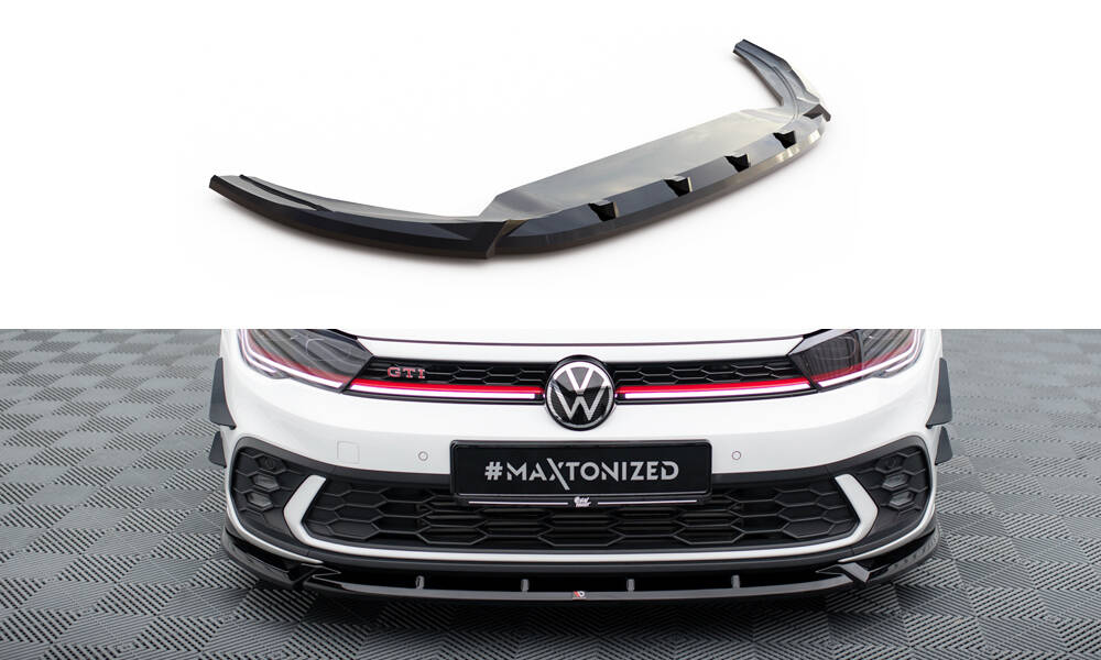 Voorspoiler V.2 Volkswagen Polo GTI MK6 Facelift