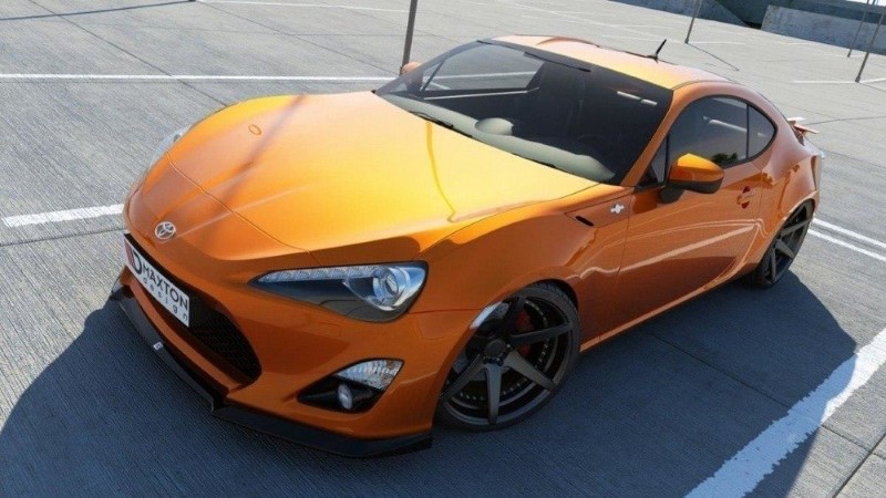 Voorspoiler TOYOTA GT86 Glans Zwart