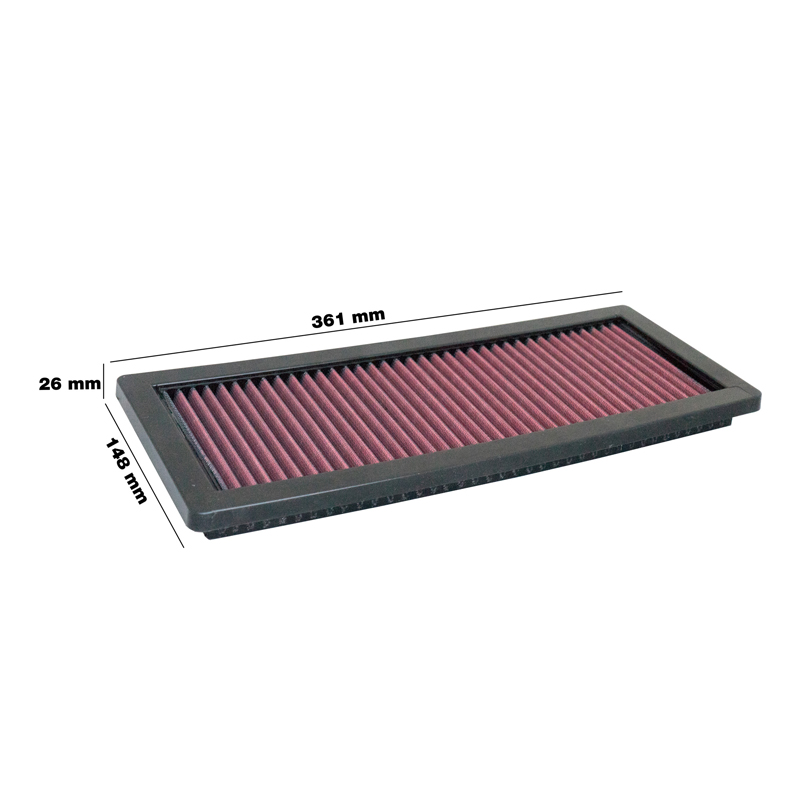 Simoni Racing vervangingsfilter  Citroën C4 / C5 (aircross) / DS3 / DS4 / DS5 / Mini Cooper / Opel Grandland X 1.6T / Peugeot 207 / 208 / 3008 / 308 / 5008 / 508 / RCZ
