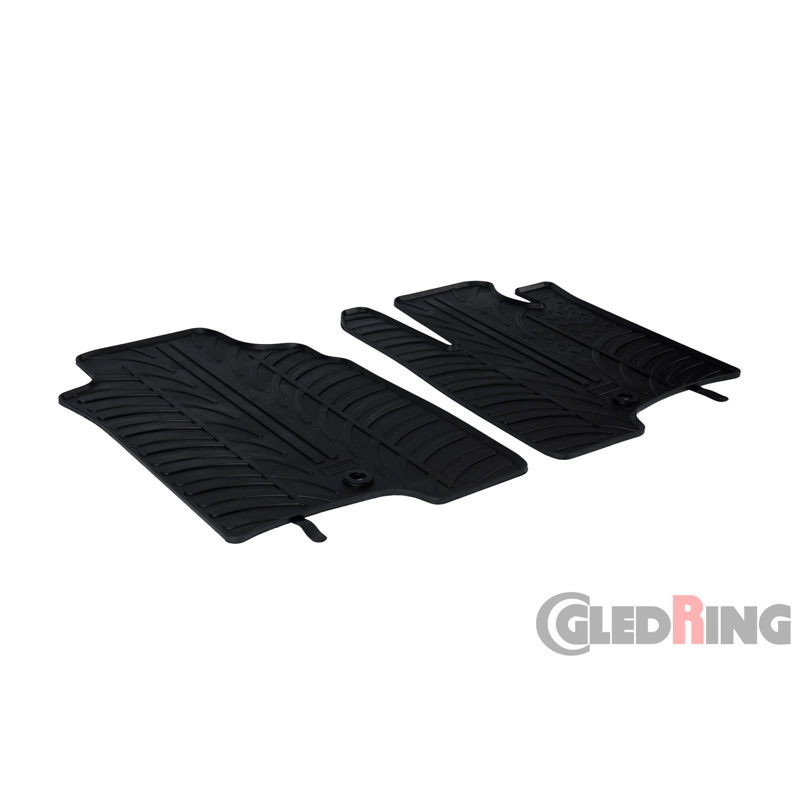Rubbermatten  Fiat Panda Van 2012-2014 (T profiel 2-delig)