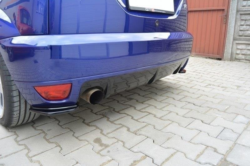 Achterzij Spoilers Ford Focus ST Mk3 FL Glanzend Zwart