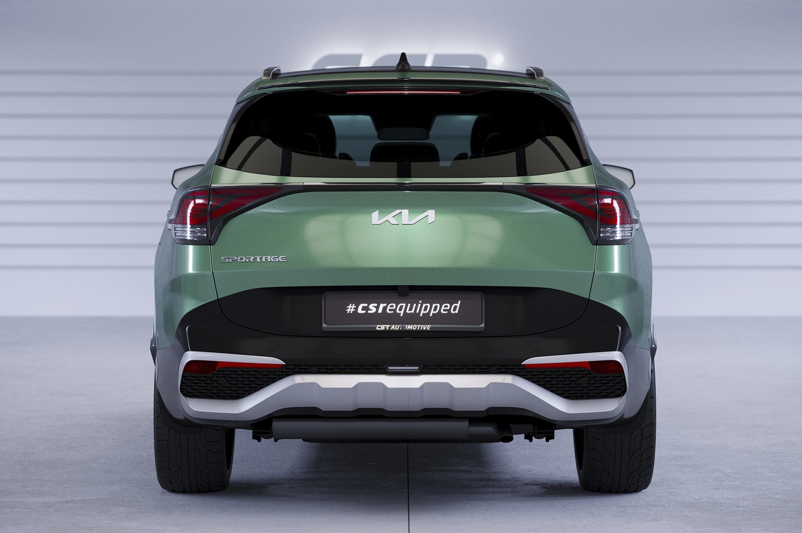 Achterspoiler Kia Sportage (NQ5) glans zwart
