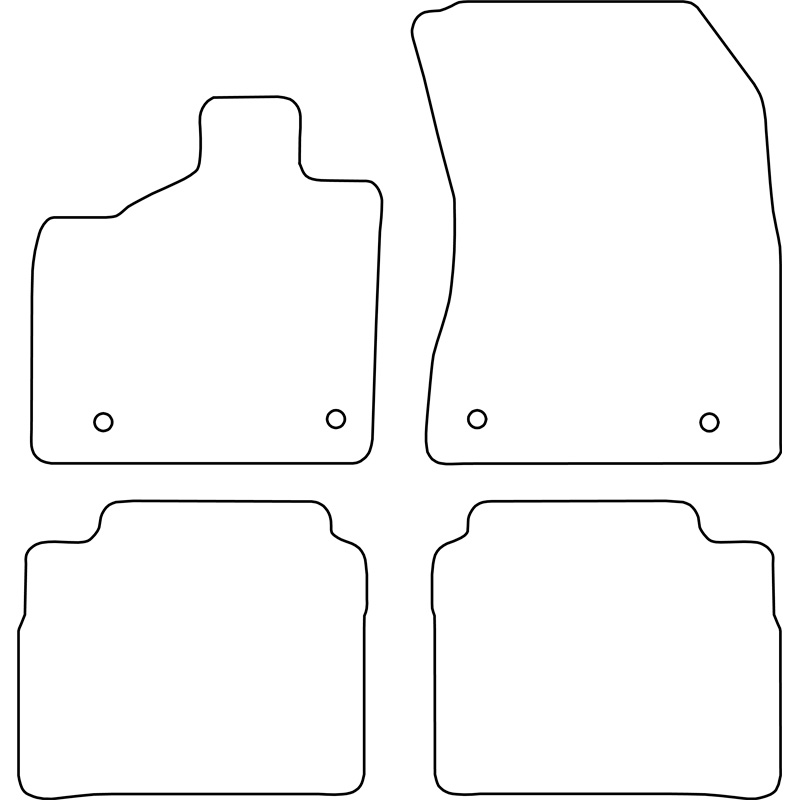 Automatten Velours  Nissan X-Trail IV (T33) e-Power 2022-