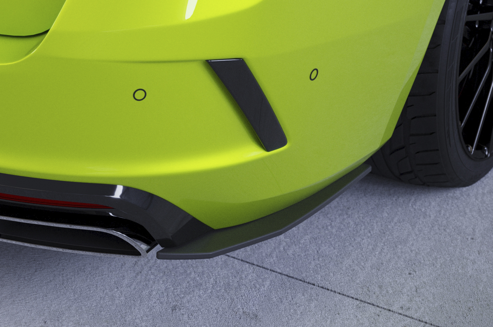 Zijdiffuser Skoda Octavia 4 VRS CSR Mat Zwart