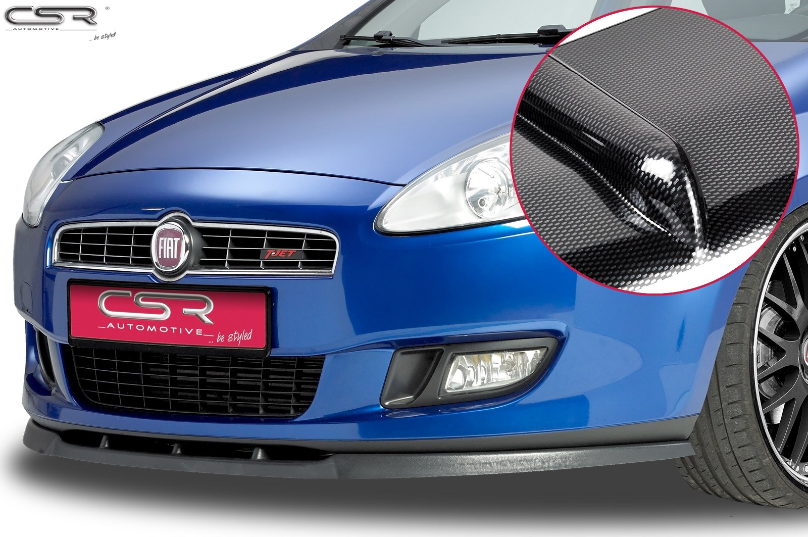 Cupspoilerlip carbon-look Fiat Bravo 198 CSL044-C