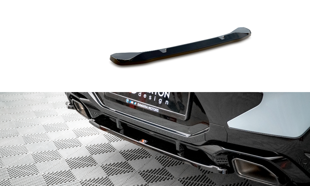 Diffuser BMW X4 M Pakket G02 Maxton Glans Zwart