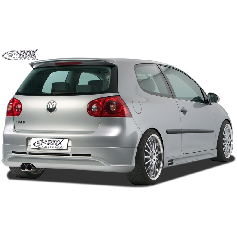 Achterskirt  Volkswagen Golf V GTI/R Hatchback 3/5-deurs 2003-2008 (uitlaat links) excl. Variant/Plus (ABS)