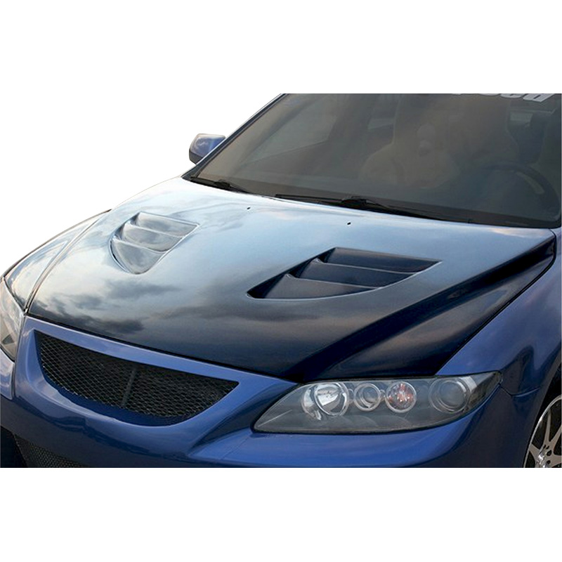 Chargespeed Motorkap  Mazda 6 Fase I -2008 + Luchtinlaten (FRP)