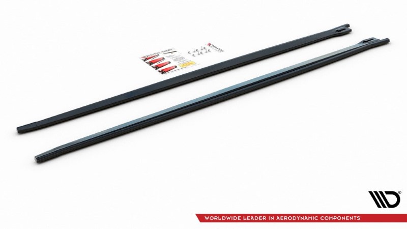 Zijskirts Diffusers BMW X2 F39 M-Pack Glanzend Zwart