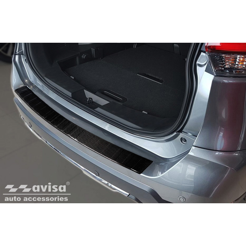 Echt 3D Carbon Achterbumperprotector  Nissan X-Trail III (T32) Facelift 2017-2021 'Ribs'