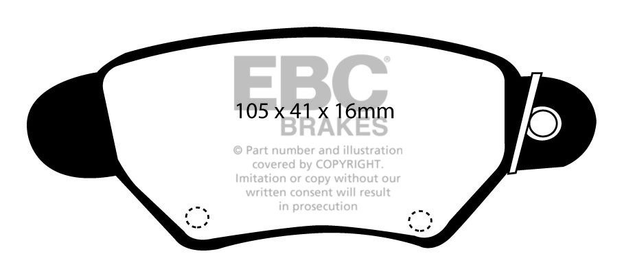 EBC Brakes VAUXHALL BEDRIJFSWAGEN Astravan 1.7 TD 98-2001 Remblo