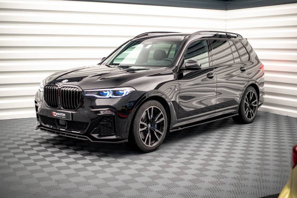 Zijskirts BMW X7 G07 Maxton Glans Zwart
