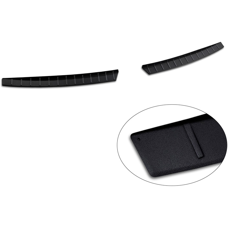 Avisa RVS Achterbumperprotector  KIA EV3 GT 2024- - Matzwart - 2-delig