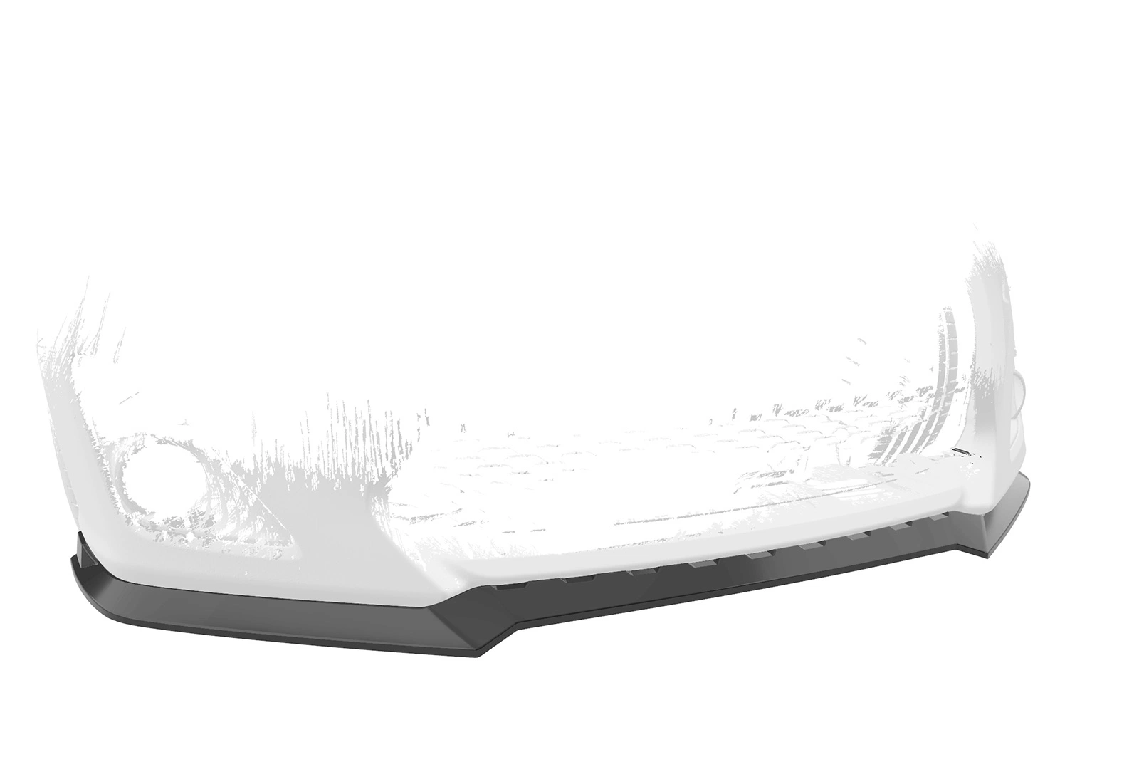 Voorspoiler Toyota GT86 (ZN6) Glans Zwart van CSR Automotive (2012-2016)