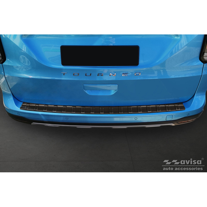 Zwart RVS Achterbumperprotector  Ford Tourneo Connect III 2022- 'Ribs'