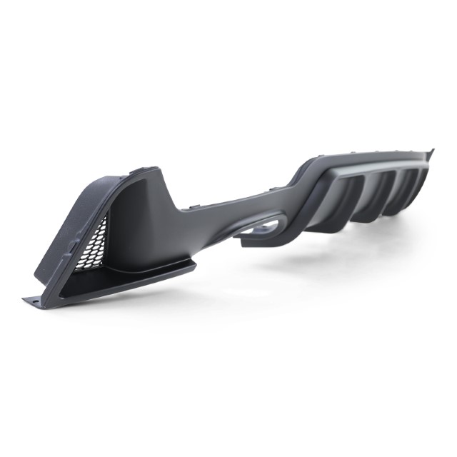 Diffusor BMW 4-serie F32 / F36 2013- Mat Zwart Look M-Pakket Dubbel Links
