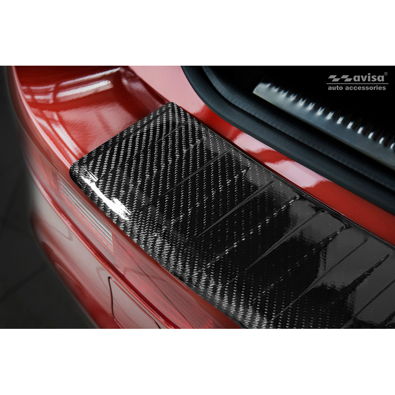 Echt 3D Carbon Achterbumperprotector  Audi Q5 2008-2016