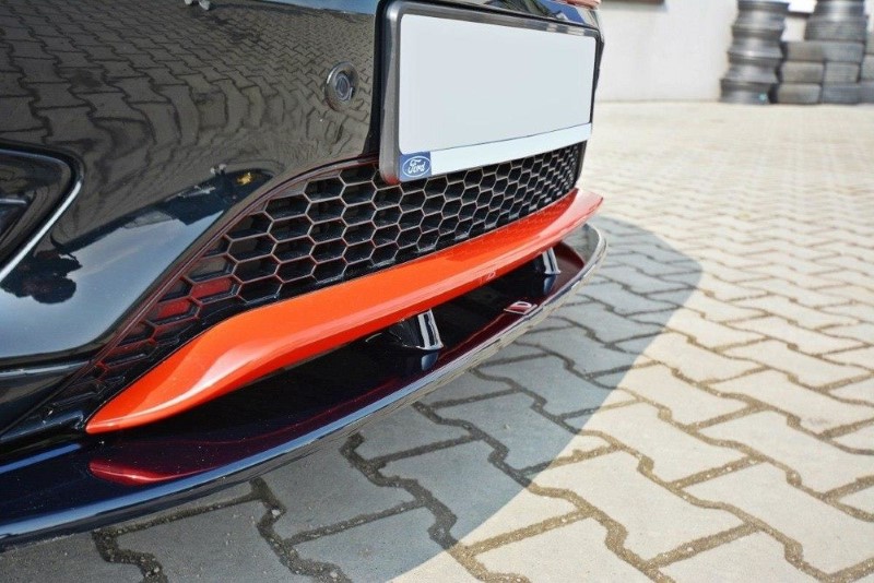 Voorspoiler Ford Focus ST-Line Mk3 FL V.1 Glanzend Zwart