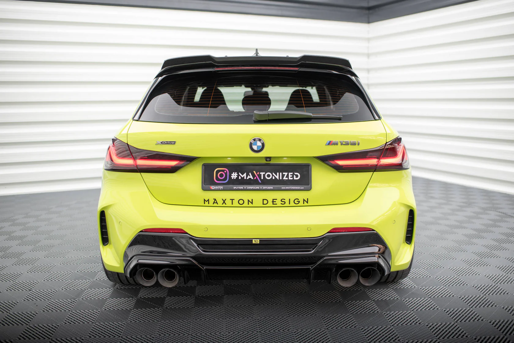 Diffuser V.2 BMW M135i F40 + Milltek Sport Exhaust