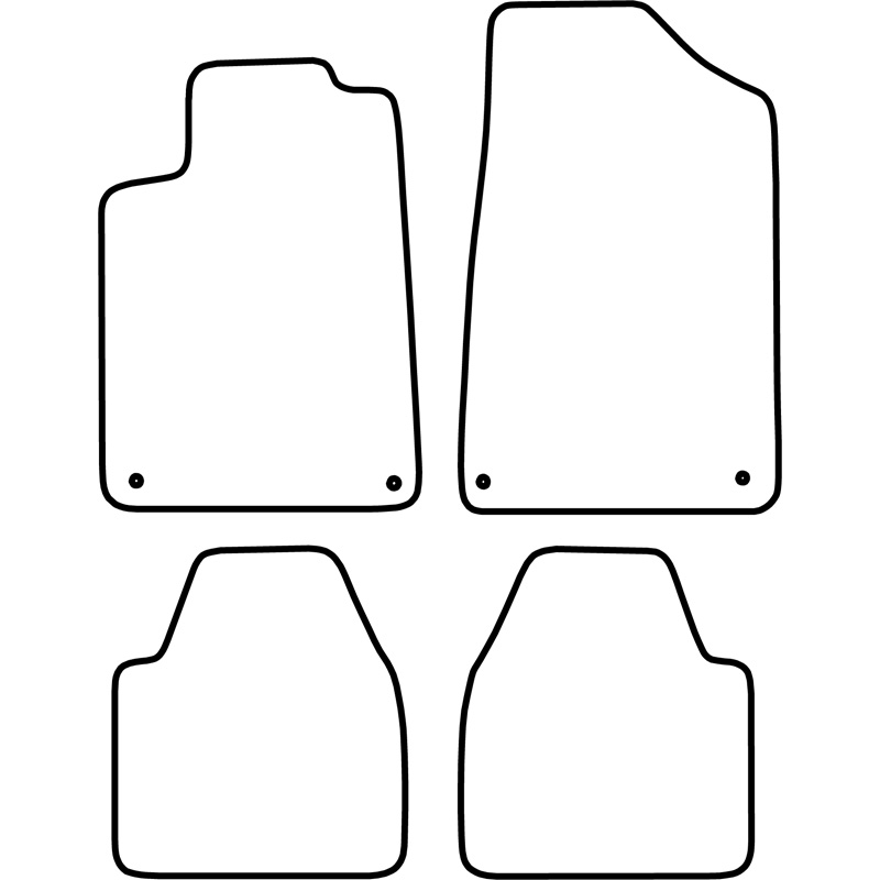 Automatten Peugeot 607 00-
